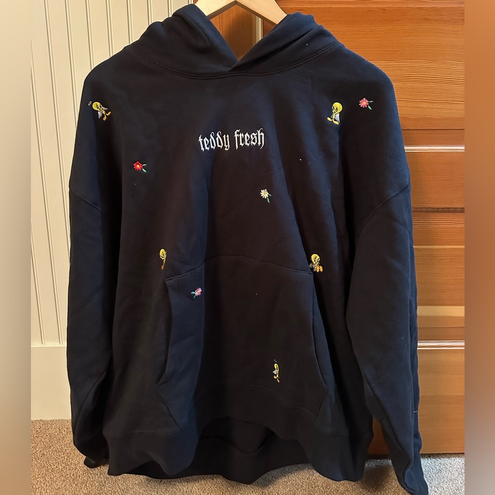 teddy fresh x looney tunes tweety hoodie 2xl
